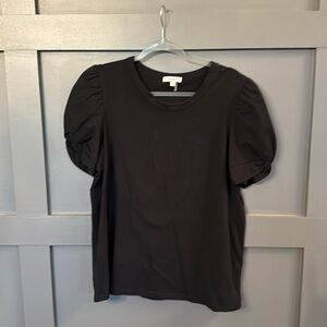 Tyler Boe Kari Puff Sleeve- Black, Large